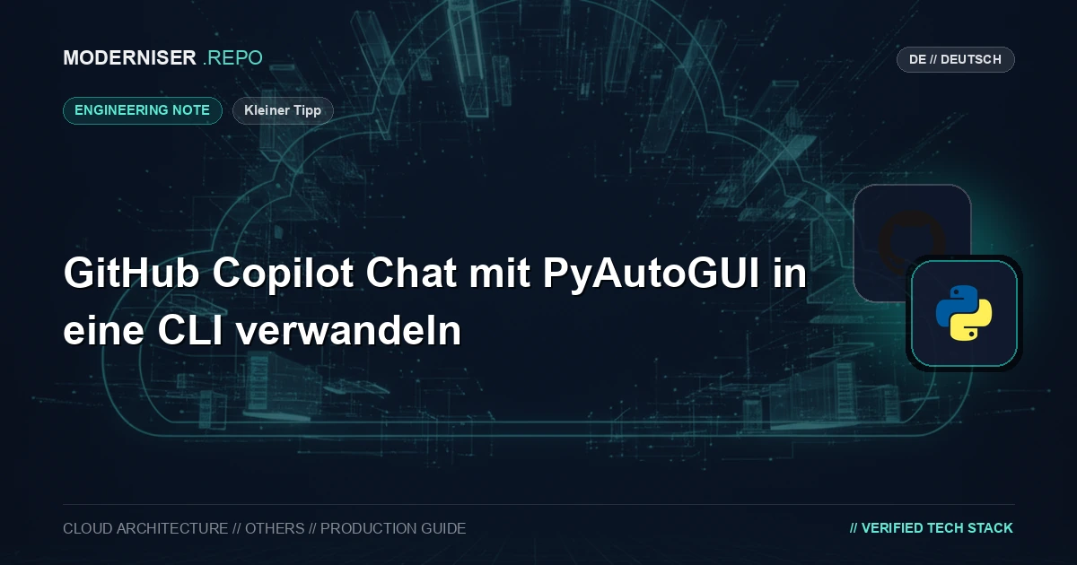 GitHub Copilot Chat is an AI-powered code completion feature provided by GitHub.
By using GitHub Copilot Chat, you can perform code completion and modifications.
However, GitHub Copilot Chat is offered as a VSCode extension, and as of June 2025, it is not available as a GitHub CLI command.In this article, I introduce a method to turn GitHub Copilot Chat into a CLI using PyAutoGUI.
I have named it GitHub Copilot CLI, but please note that this is an unofficial tool and does not fully replicate the features of GitHub Copilot Chat.
This method is highly environment-dependent and has limited use cases, so please use it at your own risk.
