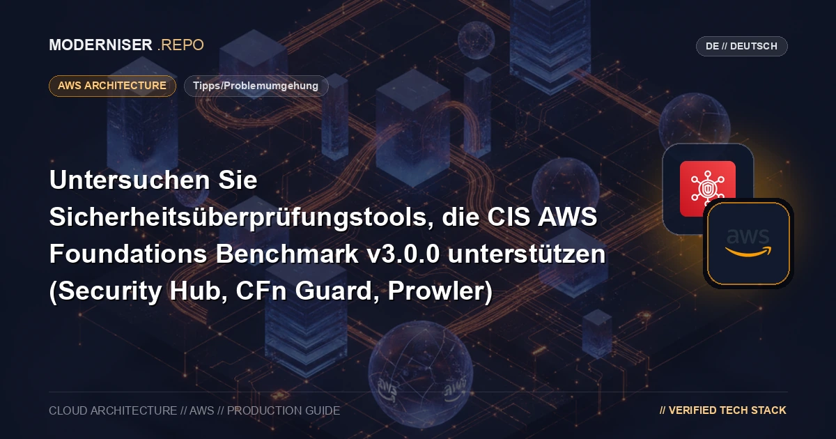 CIS AWS Foundations Benchmark ist ein Benchmark zur Überprüfung der AWS-Sicherheitseinstellungen.
In diesem Artikel haben wir Sicherheitsüberprüfungstools untersucht, die CIS AWS Foundations Benchmark v3.0.0 unterstützen.
Die von uns untersuchten Tools zur Sicherheitsüberprüfung waren Security Hub, CFn Guard und Prowler.
Wir haben die Sicherheitsüberprüfungselemente untersucht, die jedes Sicherheitsüberprüfungstool unterstützt.