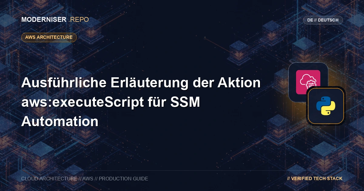 SSM automation can execute Python or PowerShell script by using aws:executeScript action.
When automating system operation with a script, it is common to perform regular processing with lambda or develop a script and execute locally.
By using SSM automation, the authority of the system operator can be minimized.You can prepare a dedicated input field required to execute the process on the management console, or provide an approval phase.
A function specialized in system operation is available.
In this article, we will explain the aws:executeScript action of SSM automation.